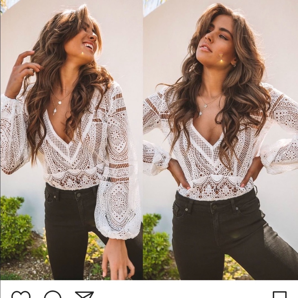 NWOT Vici collection lace bodysuit